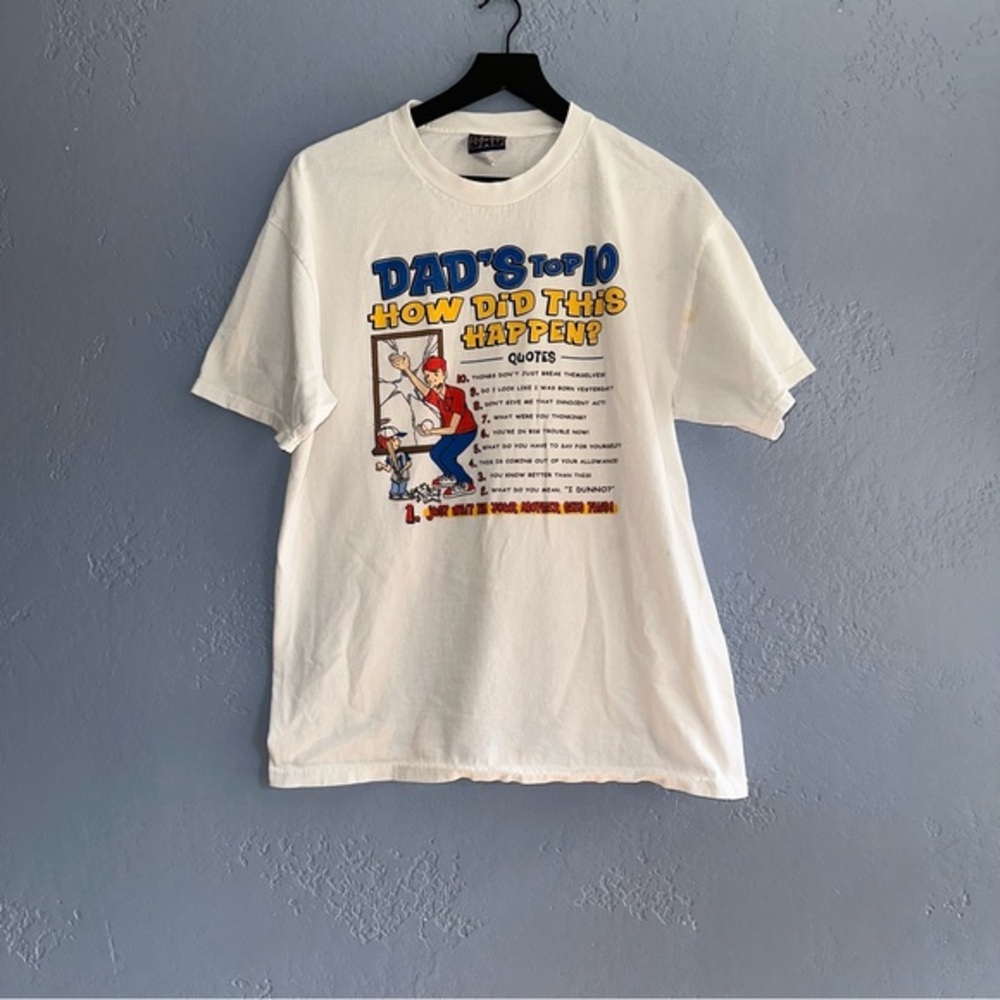 Vintage World’s Greatest Dad T-Shirt Sz L